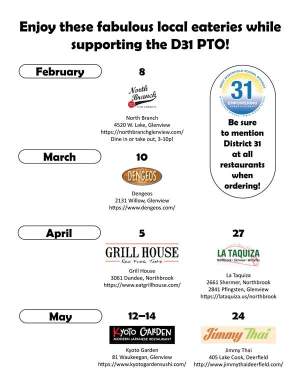 Restaurant Fundraisers